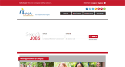 Desktop Screenshot of jobs.integritystaffing.com